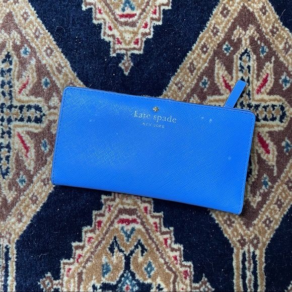 kate spade Handbags - Kate spade blue wallet
